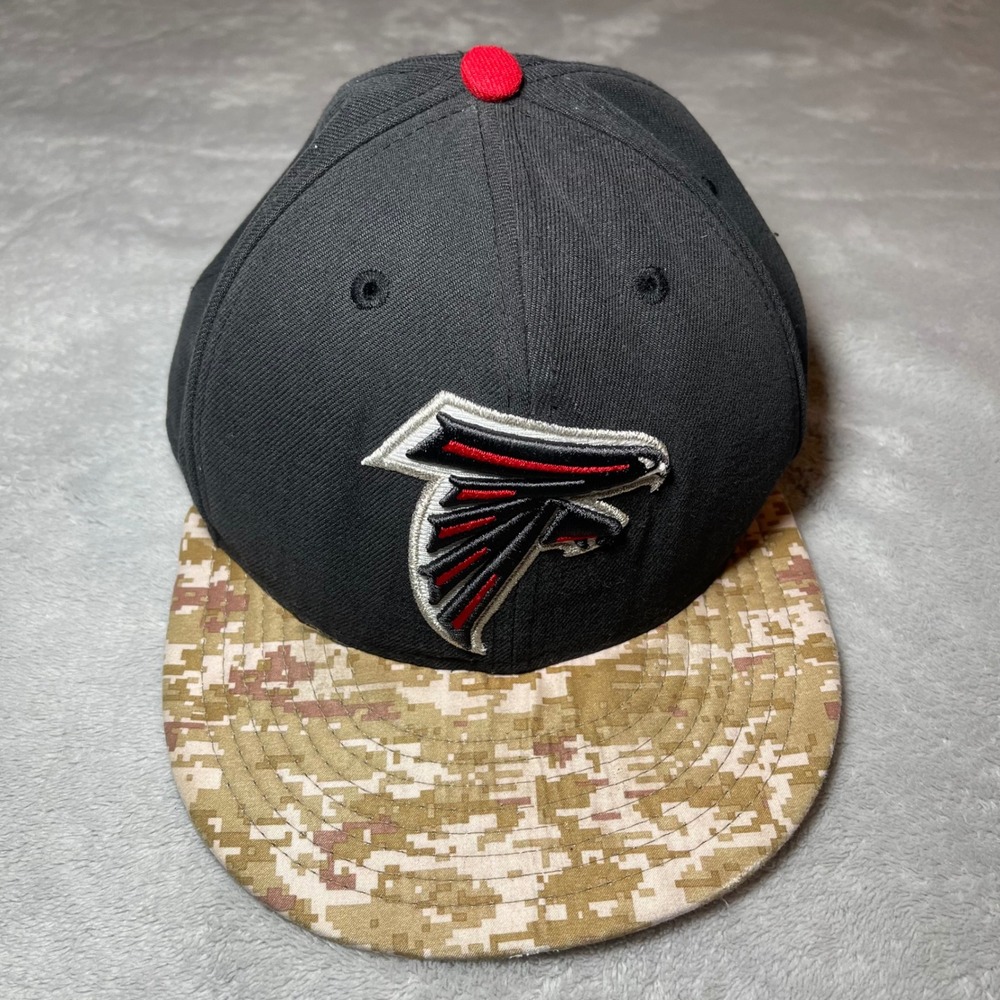 Atlanta Falcons New Era 59FIFTY NFL Hat 7 1/8 Digital Camo Salute to Service